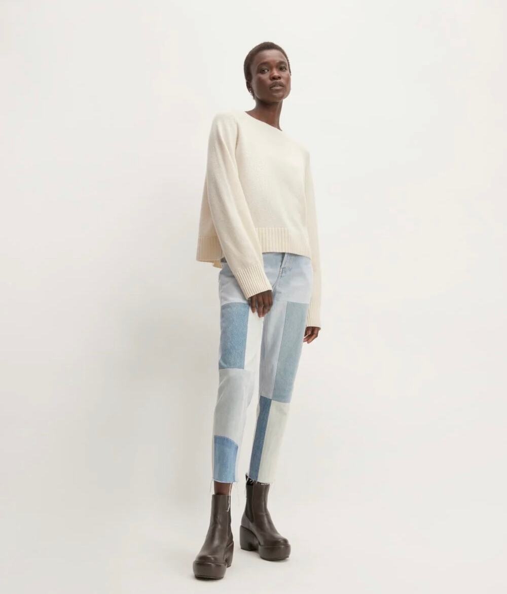 Everlane THE ’90S CHEEKY MENDED JEAN size 27 ankle